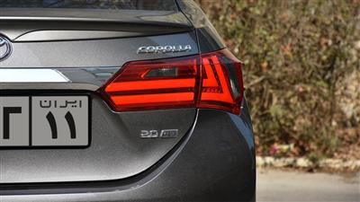 چراغ‌های عقب تویوتا کرولا